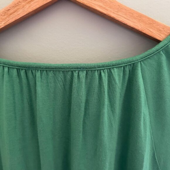 Drapey Viscose Modcloth Top - Kelly Green - XL - Picture 7 of 7